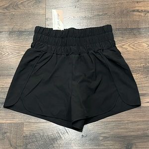 Black High Waisted Short